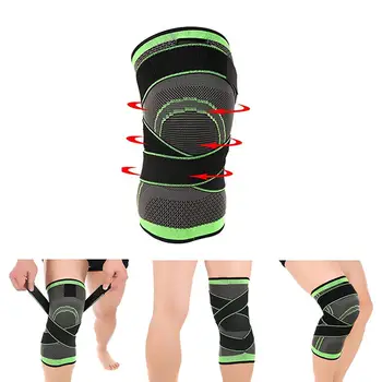 1PC Kneepad Elastični Povoj pod tlakom, Podloge za Koleno Knee Support Protector za Fitnes sport teče Artritis mišice skupno Naramnicami