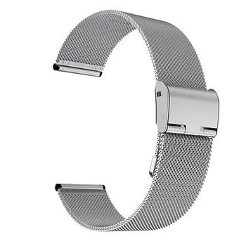 20 mm Kovinski Watchband Trak za Garmin Vivoactive 3/Forerunner 645/245/245M Zapestnica Manšeta pasu za Galaxy Watch Aktivno 42mm