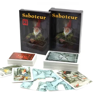 2020 Saboteur 1+2 družabne igre z širitev visoke kakovosti palček rudar jeu de družini stranka zabavno kartica igre