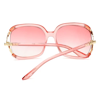 2020 Trend Prevelik sončna Očala Ženske Luksuzne blagovne Znamke Velikih Kvadratnih sončna Očala Ženski Gradient Eyeware Roza Zelene Gafas de sol