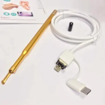 3 V 1, USB-Endoskop Za Uho Čiščenje Podpora OTG Mobilne Endoskop Fotoaparat