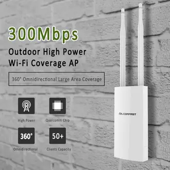 300Mbps 2,4 GHz Prostem WiFi Vmesnik WIFI Extender Široko Področje Zaprtih Wi-Fi Ojačevalec S 360-Stopinjsko Omnidirection Antene