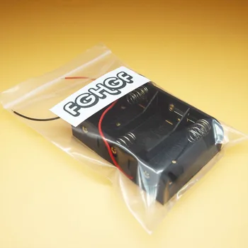 5pcs 3 Paket C Velikost Baterije Primeru Imetnik 3 x 1,5 V Baterija Škatla za Shranjevanje s žica Velikost C