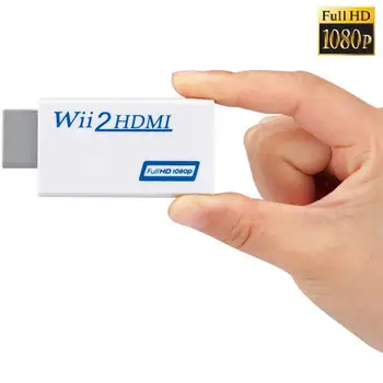 720P ločljivosti 1080P Full HD HDTV za Wii, Da HDMI je združljiv Video Pretvornik Adapter
