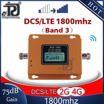 75dB Pridobili 4G, Signal Booster 1800mhz Signal Repetitorja GSM 4G DCS LTE1800 Mobilnega Signala Booster 4G mobilni telefon Mobilnem Ojačevalnik 4G