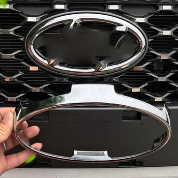 ABS Chrome Za Hyundai Kona Encino 2018 2019 Dodatki avto styling Avto Sprednji okvir Okrasni Pokrov Trim 1pcs