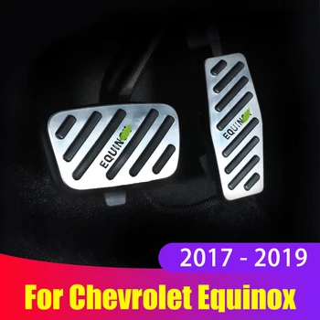 Aluminijeve zlitine Avto Plin pedal za Plin Zavorni pedal Ne Zdrsne Pad Kritje NA Za Chevrolet Enakonočje 2017 2018 2019 Dodatki