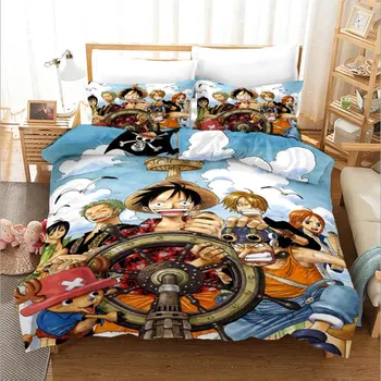 Anime Enem Kosu Cosplay Posteljnina Nabor Rjuhe Prevleke Pillowcases Tolažnik Polno Twin Enotni Velikosti 3pcs Bedclothes Posteljnina Nabor