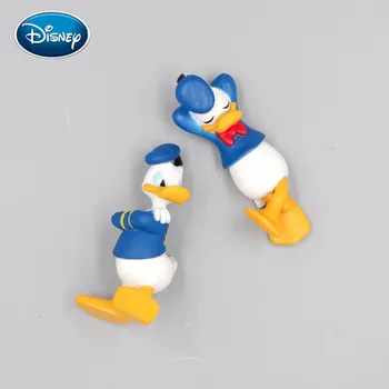 Disney 2pcs mini igrače klasičnih srčkan lutka, Donald Duck DIY dekoracijo materialov, peka torta okraski, okraski, darila