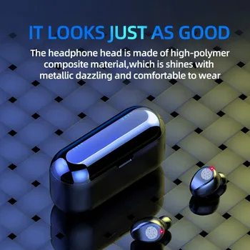 F9 TWS Brezžične Slušalke Bluetooth Slušalke šumov Športne Slušalke Touch Kontrole Podpora IOS Android Telefon HD Klic