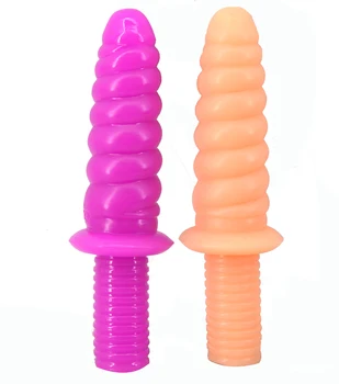 FAAK dolgo analni dildo vijak za ročaj conch butt plug ponaredek penis polje diskretno paket spola igrače, analni čep lezbijke človek masturbacija