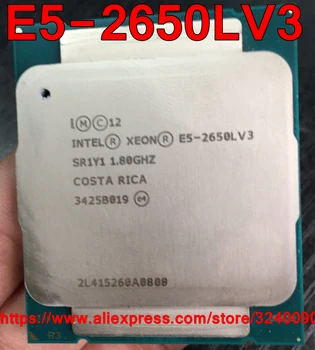 Intel CPU Xeon E5-2650LV3 QS različica 1.8 GHz 12-Core 30 M 65W LGA2011-3 E5-2650L V3 procesor E5 2650LV3 brezplačna dostava E5 2650L V3