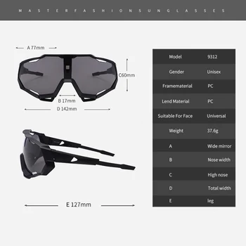 Kolesarska Očala Polarizirana Kolo MTB Kolo Očala UV400 Kolo MTB Photochromic sončna Očala Športna Očala Gafas Ciclismo