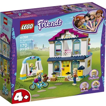 LEGO Prijatelji Stephanie Hiša 41398 Mini-Doll House 170 Kosov Vloga-Igra Družinsko Življenje Igrače Za Dekleta 2020 Novo Leto Darilo za Rojstni dan