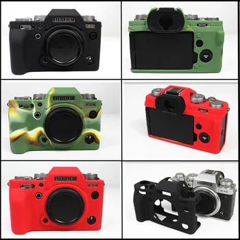 Mehke Silikonske Gume Fotoaparat Telo Primeru Kritje Za FUJI X-T4 Fujifilm XT4 Fotoaparat Torba Zaščitni Pokrov