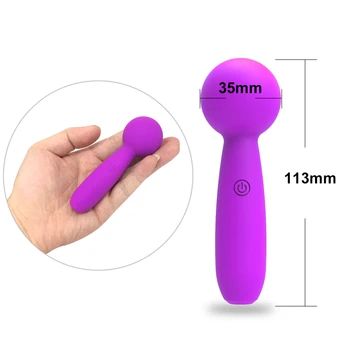 Mini AV Vibrator Sex Igrače za Žensko Močan Čarobno Palico Vaginalne draženje Sex igrače za odrasle, G-Spot opozarjanje z Vibrator za ženske