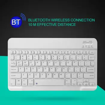 Mini Brezžična Tipkovnica Bluetooth Tipkovnico Za Ipad Telefon Tablični Gume Keycaps Polnilna Tipkovnica Za Android, Ios, Windows