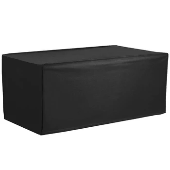 Na prostem Open Nepremočljiva Rainproof Deck Box Kritje Zunanja Škatla za Shranjevanje Kritje Teraso Deck Box Kritje Deck Box 48X 24X 21 cm Črni