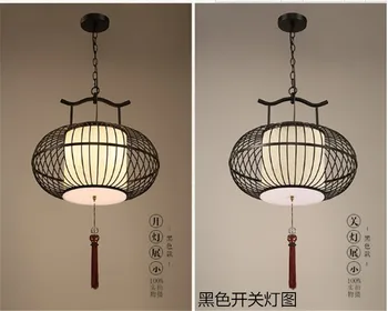 Novi kitajski slog kovanega železa obesek svetlobe starinsko ptičje kletke, lučka ptičje kletke obesek svetlobe balkon svetilke