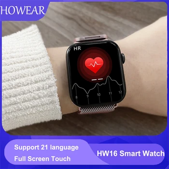 Original HW16 44 Smart Watch Series6 Moških Bluetooth Klic 320*385 Zaslona po Meri Sliko Smartwatch Ženske 2021 pk FK88 IWO13 W46