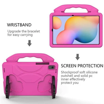 Otroci Pokrovček za Samsung Galaxy Tab S6 Lite P610 P615 EVA Varno Shockproof Tablet Zaščitni ovitek za Samsung Tab S6 Lite Funda