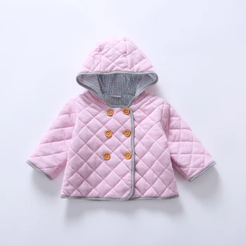 Otroška plašč otroška oblačila, casual otrok jakno otrok oblačila hooded baby wadded bombaž toplo za jesen in zimo otroci oblačila