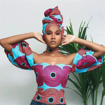 Poletje Seksi Vrh Afriške Ženske Obleke 2020 Novice Dashiki Ramenski Off Srajce Ameriških Modnih Oblačil Afriške Obleke za Ženske