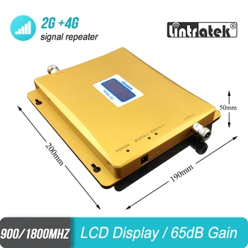 Signal Booster 2G 3G Mobilnega 2100 GSM WCDMA 900 Vmesnik za mobilni telefon signala ojačevalnika Lintratek z LCD zaslonom set #45