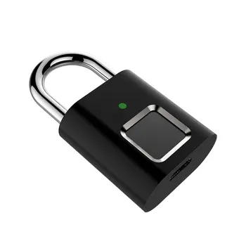 Smart Thumbprint Vrata Žabice za ponovno Polnjenje Zaklepanje Vrat prstni odtis Smart Ključavnico brez ključa USB Quick Odklepanje Padec Ladijskega prometa