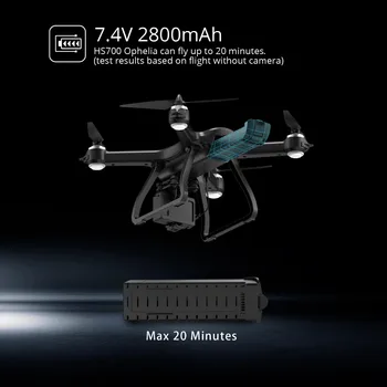 Sveti Kamen HS700 GPS Brnenje S Kamero HD 1080P 110° FOV širokokotni FPV Live Video, 5G omrežja Wi-Fi, Kamera Brnenje Helikopterja Profissional