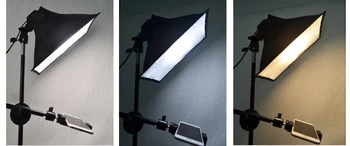 Telefon Bliskavico LED Lučka Fill Light+Boom Roko Nosilec, Stojalo Softbox Foto Studio Svetlobnih Kompleti Za Namizni Foto Video Snemanje