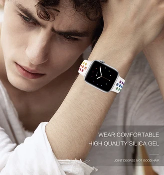 Trak Za apple watch band 44 mm 40 mm correa 42mm 38 mm silikonski iwatch band Ponos Edition zapestnica za apple watch 6 5 4 se 3 2 1