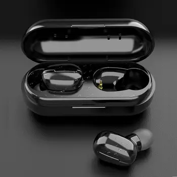 TWS Brezžične Bluetooth Slušalke Nepremočljiva Hifi Stereo Športne igre na Srečo Polnjenje Box Čepkov Glasbe Touch Kontrole Z Mikrofonom