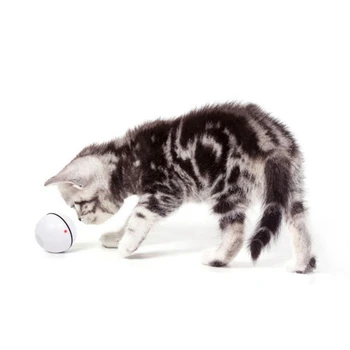 Ustvarjalne Mačka Igrače Interaktivni Samodejno Vozni Mačka Žogo za Pse USB Smart LED Bliskavico Mačka Igrače Elektronske Igrače za Pse