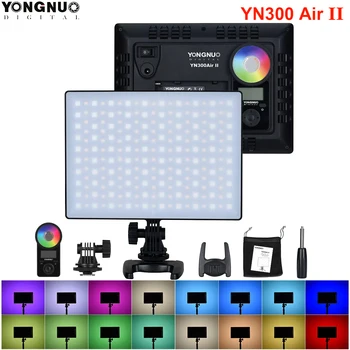 YONGNUO YN300 Zraka II YN300air II YN-300 air Pro 3200k-5500k RGB LED Kamera Video Luč za Canon, Nikon, SONY
