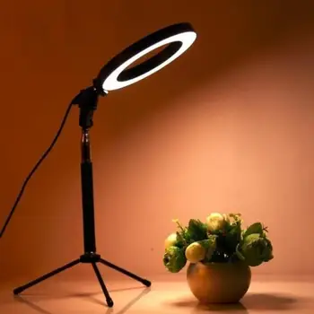 Zatemniti LED Selfie Obroč Svetlobe 3300-5500K studijskega Foto Izpolnite Obroč Svetlobe za iphone, Pametni telefon Canon Ličila