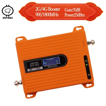ZQTMAX 70dB 2g 4g mobilni signal booster dcs 1800 lte mobilnega signala ojačevalnika 900 mobilni telefon booster Dual band Band (8+3)