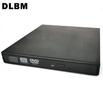 Zunanji DVD-Jev Slim CD Pisatelj Diktafon USB Prenosni CD-ROM Optični Pogon Naprava za Windows 7/8/10 Prenosni RAČUNALNIK
