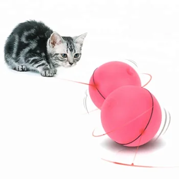 Čarobno Mačka Žogo Interaktivni Samodejno LED Laser Teaser Mačka Unikatne Izdelke Prodati Pet Vozni Žogo, IQ Zdravljenje Elektronske Igrače Mačke