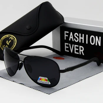 2020 Nov Modni Polarizirana sončna Očala Moških Ovalne Črna sončna Očala Moške blagovne Znamke Oblikovalec UV400 Mens Big Fram Zlitine Očala Vožnje