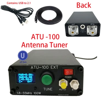 ATU-100 ATU100 1.8-50MHz DIY Kompleti ATU100mini Avtomatski Antenski Tuner za N7DDC 7x7 Firmware, ki je Programirana / SMT/ Čip Vgrajena/+OLED