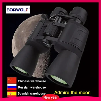 Borwolf 10-180X90 veliko Povečavo HD Profesionalni Zoom Močan Daljnogled Svetlobo, Nočno Vizijo za HuntingTelescope Oko