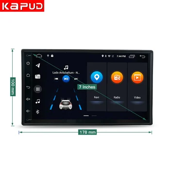 Kapud Android 7 Core Avto Radio, GPS Multimedia, Video Predvajalnik, Zaslon Za Univerzalno/Nissan/Iso/Fit/Swift/Excelle Avdio Navigacija