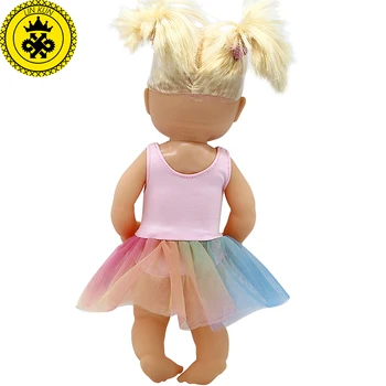 Lutka Obleko, ki ustreza 33-35 cm Baby Doll Srčkan Princesa Obleko Obleko Lutka Pribor 628