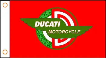 Motorno kolo zastavo DUCATI Banner 3ftx5ft Poliester 05