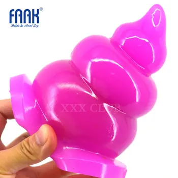 Original FAAK 11.7*za 7,9 cm smešno fekalije analni čep s sesalno pokal, 3 barve izdelke, povezane s spolnostjo butt plug za moški ženske zabavno masturbacija