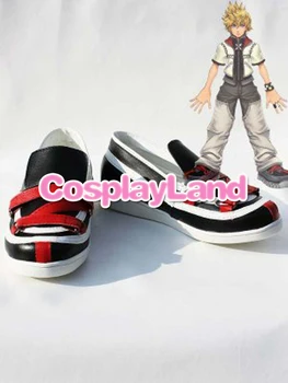 Prilagodite Čevlji Kraljestvo Srca II Cosplay ROXAS Cosplay Čevlje po Meri vseh Velikosti Anime Stranka Čevlji