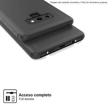Stojalo pokrov ogledala učinek flip primeru z pametni telefon kritje za Xiaomi Mi 10 Lite (5G) 6.57