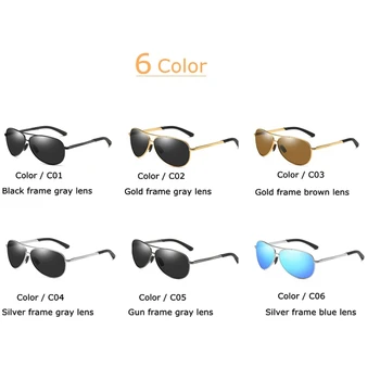 TUZNGYONG Luksuzne blagovne Znamke Polarizirana sončna Očala Moških Novi Pilot Moda za Moške Vožnjo sončna Očala Moški Očala gogglesoculos