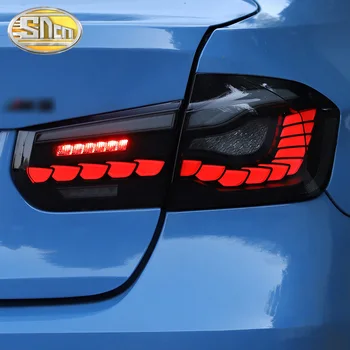 Zadnja Svetilka za Meglo + Zavora Lučka + Povratne + Dinamično Vključite Signal Avto LED Rep Svetlobe Luč Za BMW F30 F35 2013 - 2019 320i 328i